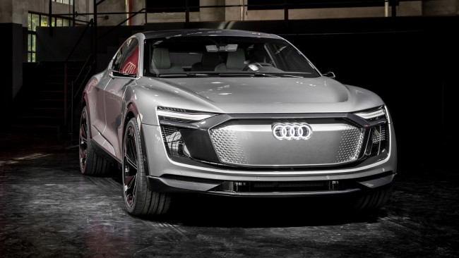 Обои картинки фото audi e- tron sportback concept 2017, автомобили, audi, e-, tron, sportback, concept, 2017