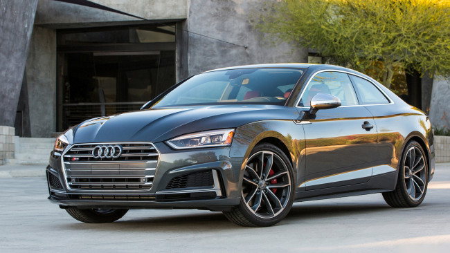 Обои картинки фото audi s5 coupe 2018, автомобили, audi, coupe, s5, 2018
