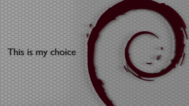 Обои картинки фото компьютеры, debian, логотип, фон