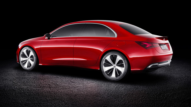 Обои картинки фото mercedes-benz a sedan concept 2017, автомобили, mercedes-benz, a, sedan, concept, 2017
