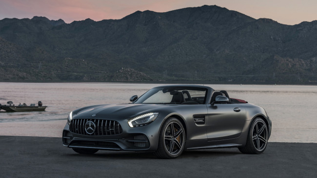Обои картинки фото mercedes-benz amg-gt roadster 2018, автомобили, mercedes-benz, amg-gt, roadster, 2018