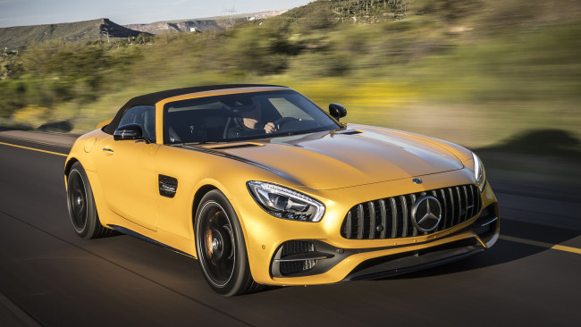 Обои картинки фото mercedes-benz amg gt roadster 2018, автомобили, mercedes-benz, 2018, roadster, gt, amg