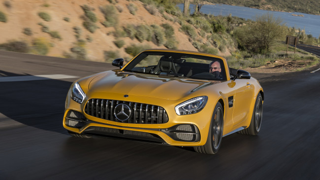 Обои картинки фото mercedes-benz amg gt roadster 2018, автомобили, mercedes-benz, 2018, roadster, gt, amg