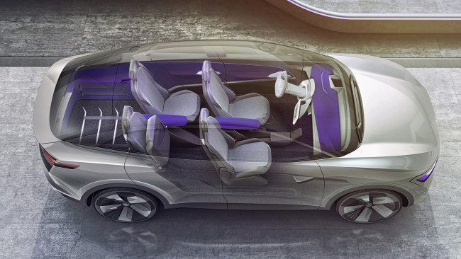 Обои картинки фото volkswagen i,  crozz concept 2017, автомобили, 3д, volkswagen, i, d, crozz, concept, 2017