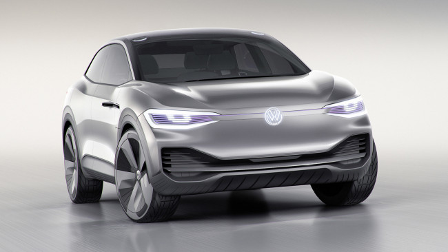 Обои картинки фото volkswagen i,  crozz concept 2017, автомобили, 3д, volkswagen, i, d, crozz, concept, 2017