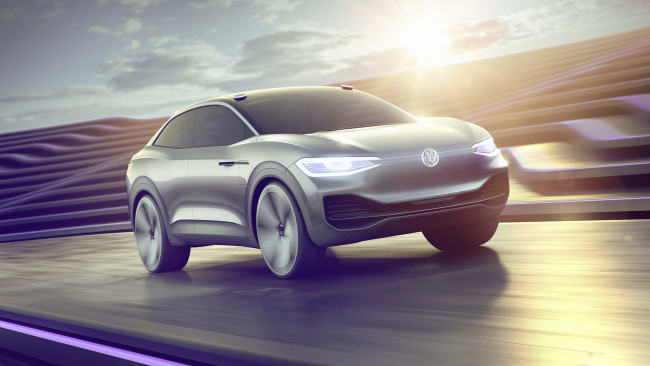 Обои картинки фото volkswagen i,  crozz concept 2017, автомобили, 3д, volkswagen, i, d, crozz, concept, 2017