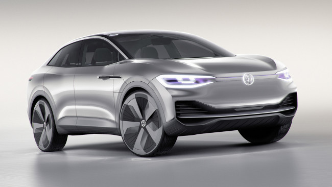 Обои картинки фото volkswagen i,  crozz concept 2017, автомобили, 3д, volkswagen, i, d, crozz, concept, 2017