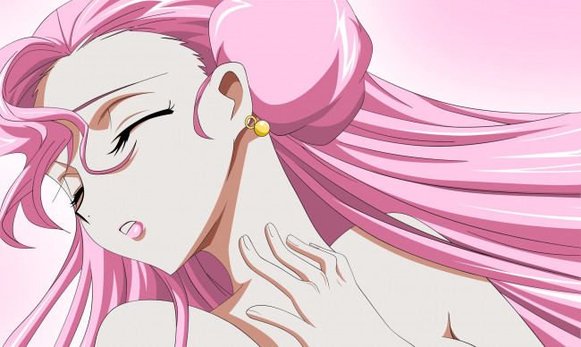 Обои картинки фото аниме, code geass, фон, взгляд, девушка