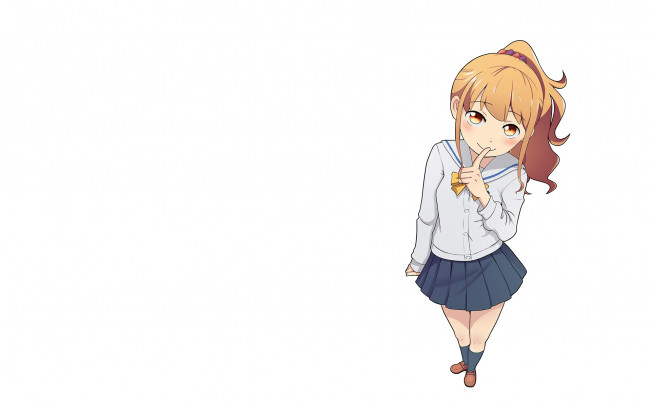 Обои картинки фото аниме, eromanga-sensei, фон, девушка, взгляд