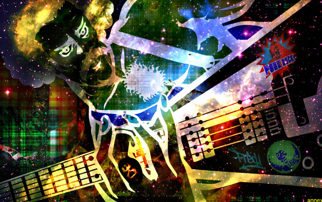 Обои картинки фото аниме, музыка