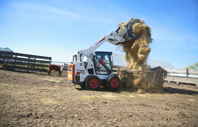 Обои картинки фото техника, фронтальные погрузчики, bobcat