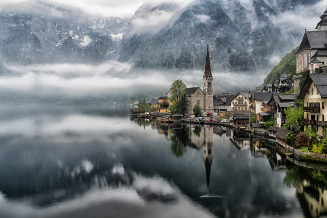 Обои картинки фото города, - пейзажи, озеро, горы