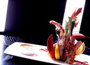 Картинка еда рыбные+блюда +с+морепродуктами лобстер