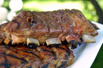 Картинка еда мясные+блюда ребрышки