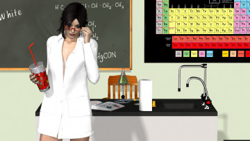 Картинка 3д+графика люди+ people фон взгляд девушка