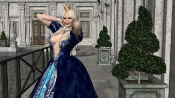 Картинка 3д+графика люди+ people фон взгляд девушка