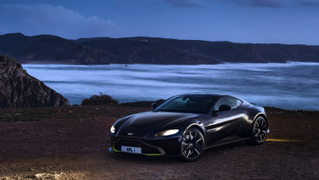 Картинка aston+martin+vantage+2019 автомобили aston+martin 2019 vantage aston martin чёрный