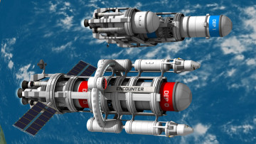 Картинка космос арт космические станции
