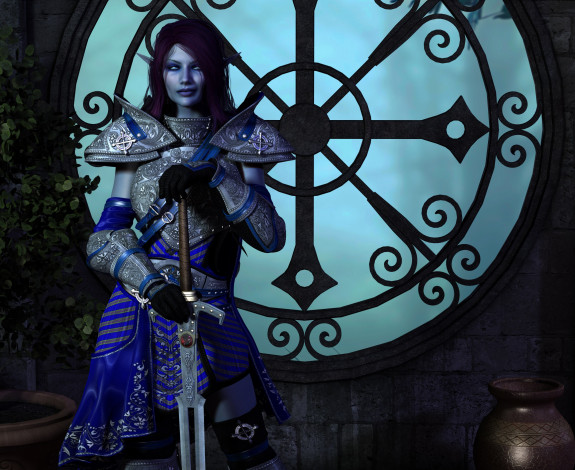 Обои картинки фото 3д графика, эльфы , elves, фон, взгляд, эльфийка