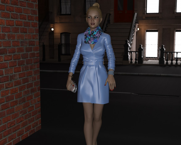 Обои картинки фото she woif, 3д графика, фантазия , fantasy, девушка, взгляд, фон