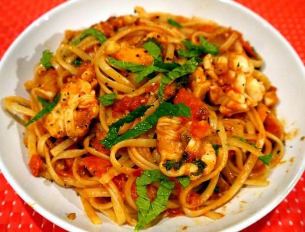 Обои картинки фото еда, макаронные блюда, спагетти, паста