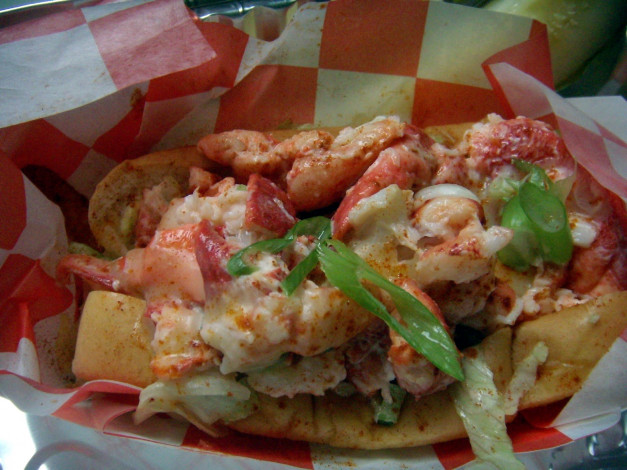 Обои картинки фото еда, рыбные блюда,  с морепродуктами, лобстер