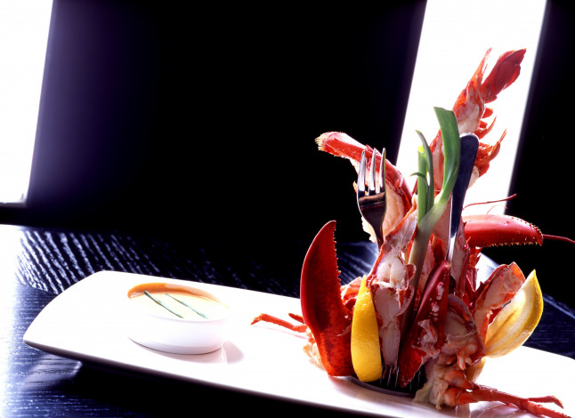Обои картинки фото еда, рыбные блюда,  с морепродуктами, лобстер