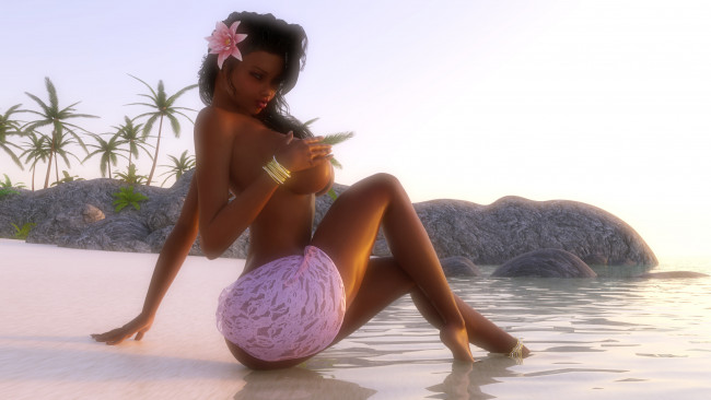 Обои картинки фото 3д графика, люди , people, фон, девушка, взгляд