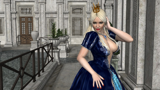 Обои картинки фото 3д графика, люди , people, фон, взгляд, девушка