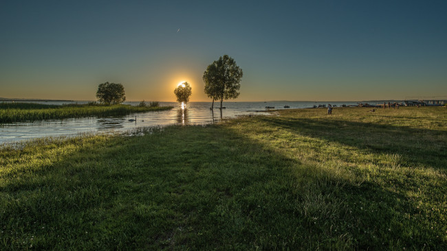 Обои картинки фото природа, водопады, простор