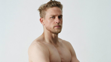 обоя мужчины, charlie hunnam, charlie, hunnam, борода, торс, актер