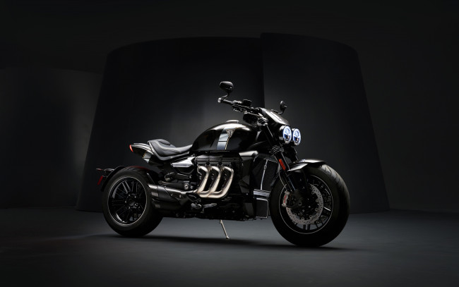 Обои картинки фото 2019 triumph rocket iii, мотоциклы, triumph, британские, 2019, студия, супербайки, триумф