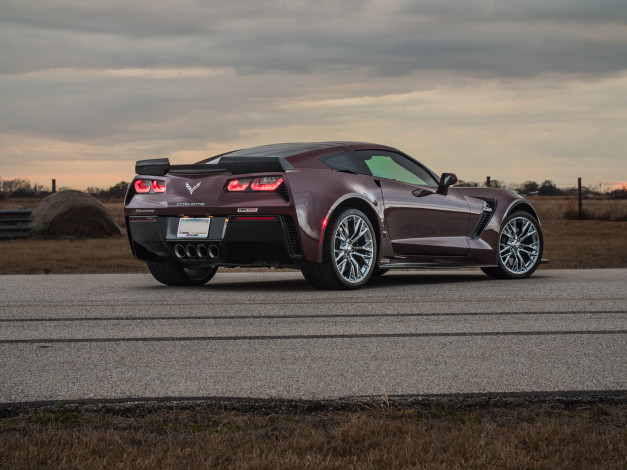 Обои картинки фото автомобили, corvette, hennessey