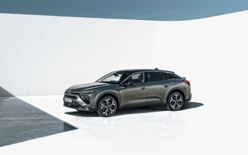 Картинка 2022+citroen+c5+x автомобили citroen ds 2022 c5 x 4k вид спереди экстерьер новый серый французские