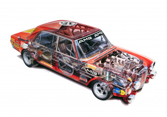 Картинка автомобили рентген mercedes