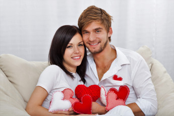 Картинка разное мужчина+женщина пара сердечки