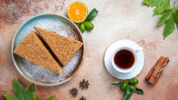 Картинка еда пирожные +кексы +печенье корица анис кофе