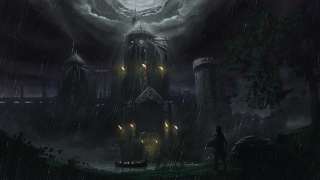 Обои картинки фото фэнтези, замки, замок