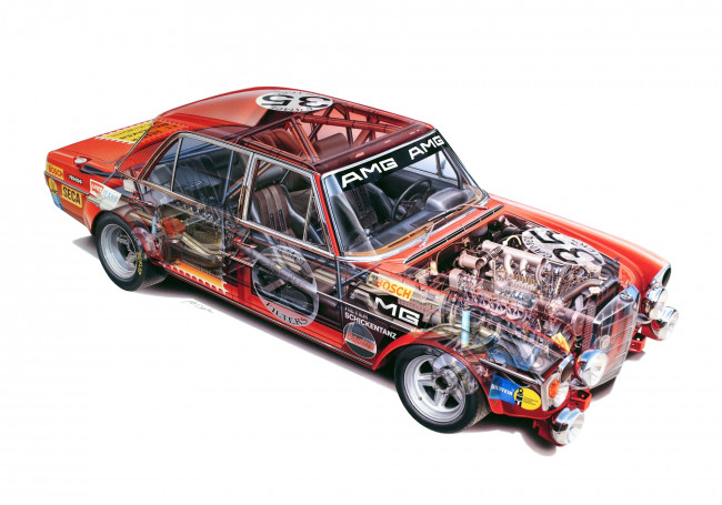 Обои картинки фото автомобили, рентген, mercedes