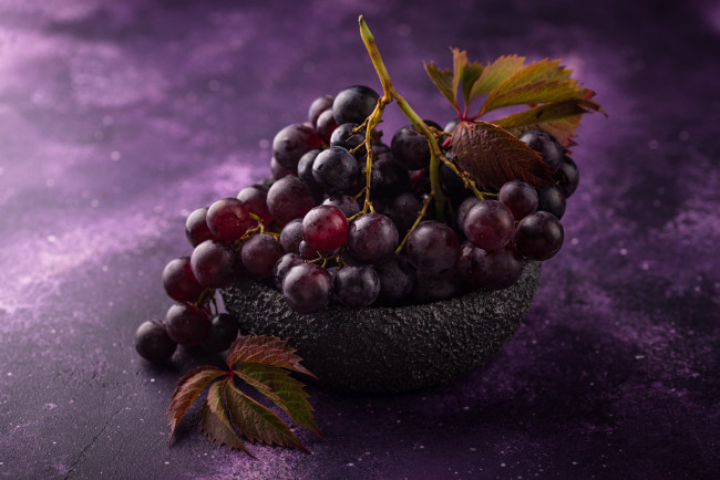 Обои картинки фото еда, виноград