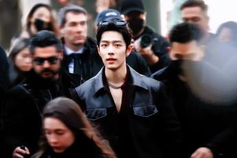 Картинка мужчины xiao+zhan актер очки куртка люди