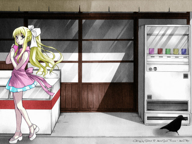 Обои картинки фото аниме, air