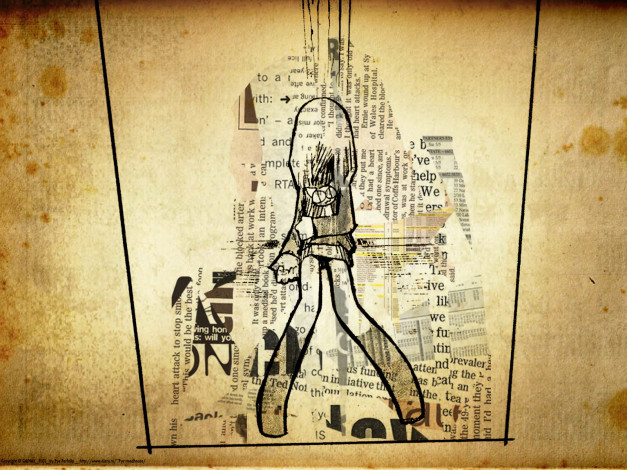 Обои картинки фото аниме, flcl