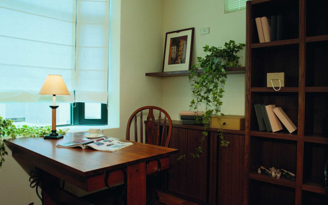 Обои картинки фото интерьер, кабинет, библиотека, офис