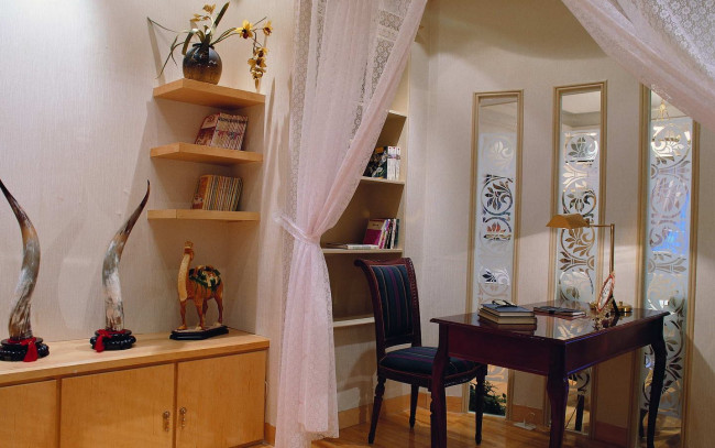 Обои картинки фото интерьер, кабинет, библиотека, офис