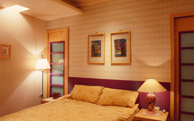 Обои картинки фото интерьер, спальня