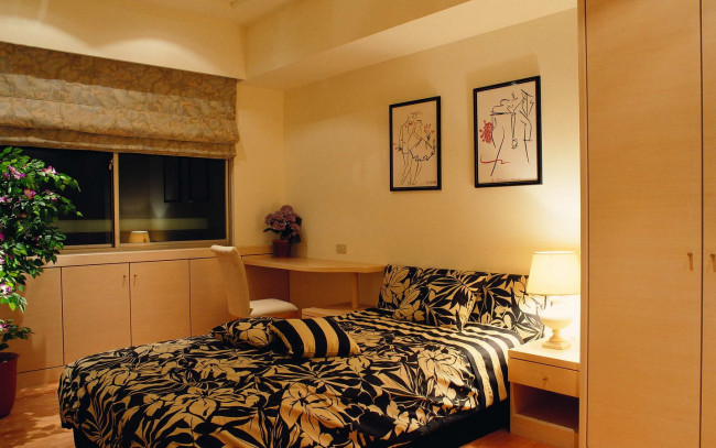 Обои картинки фото интерьер, спальня