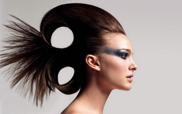 Картинка Natalie+Portman девушки актриса прическа макияж лицо голова профиль