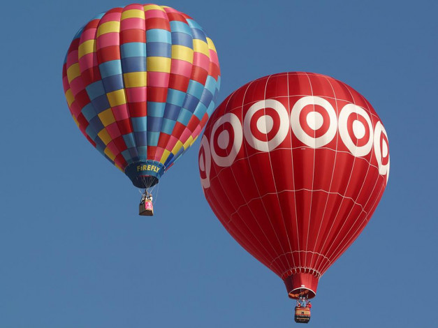 Обои картинки фото авиация, воздушные, шары