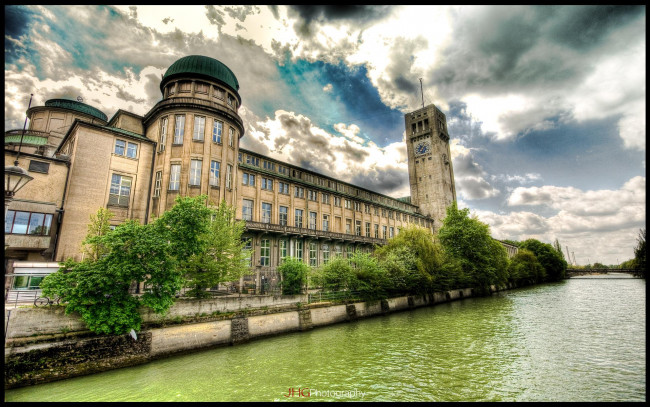Обои картинки фото munich, deutsches, museum, города, здания, дома